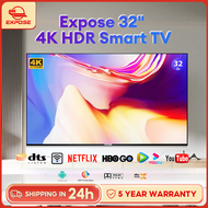 EXPOSE Smart TV 32 inch Android TV 4K Ultra HD LED Murah Television Built-in WiFi Dolby Vision Dolby Audio