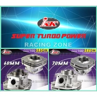 IKK RACING Y125ZR 68mm / 70mm CERAMIC CYLINDER BLOCK ONLY SUPER TURBO  YAMAHA  Y125 Y125Z Y125ZR 125