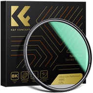 K&F concept 49mm-82mm 95mm Ultra-Low Reflectivity(0.1%) Circular Polarizer Filter with 28 Multi-Laye
