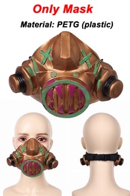 NEW Disguise Arcane Jinx Gasmask 2024 Game LoL TV 2 Cosplay Costume Accessories Women Role Play Fanc