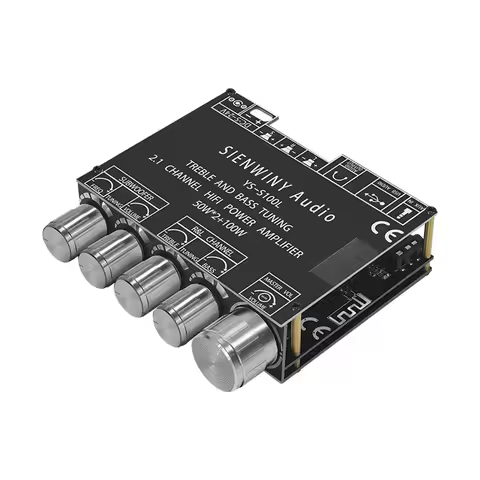 2.1 3 Channel Amplifier Board 50WX2 100W CS8673E Bluetooth-compatible 5.1 AUX Input DIY Home Audio S