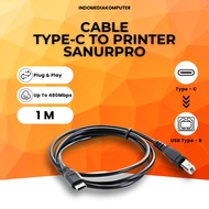 Sanurpro Type-C To Printer Cable 1M Sanurpro Printer Cable 1M Type-C To Printer 1M Sanurpro