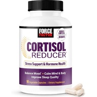 Force Factor Cortisol Reducer for Women with Ashwagandha,  & Magnolia Bark, Cortisol Supplement for 