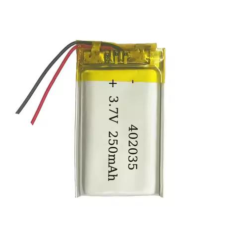 3.7V 250mAh 402035 Lithium Polymer Battery for Xiaomi Yi Smart Dash Camera DVR and GPS Mp3 Bluetooth