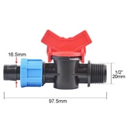 Drip Tape Valve 16mm To External Thread 1/ 2 inches