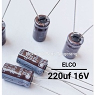 (1 Piece) ELCO CAPACITOR 220UF 16V ELCO CAPACITOR 220UF 16V ELCO CAPACITOR 16V 220UF ELCO 220UF 16VO