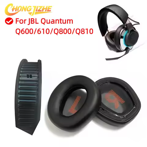 Replacement Cooling Gel Earpads for JBL Quantum Q600/610/Q800/Q810 Headphone Earmuffs Ear Cushion He