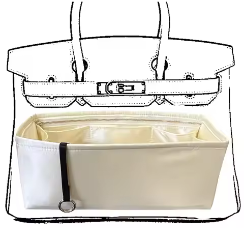 Purse Organizer Birkin S 25 30 35 40 Purse Organizer Silky Smooth,Silk,Luxury Handbag Tote in Bag Sh