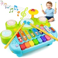 Baby Musical Instrument Learning Toys for 3 in 1 Years Old 3 in 1 Year Old Male Female Babies Suitab