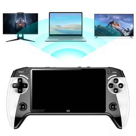 5.5 Inch Screen Handheld Game Console 1500mAh Electronic Game Player Type-C Charging Portable Game P