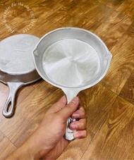 Chảo gang có tay cầm đúc thủ công kiểu Nhật size 20 và 25cm- chiên rán đổ bánh xèo …