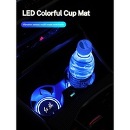 7 Color Car LED Cup Holder Lights For Hongqi H5 H6 H7 H9 E-QM5 HS3 HS5 HS6 HS7 E-HS3 LS5