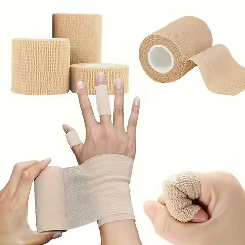 1/2/3PCS Self-Adhesive Flex Elastic Bandage Athletic Wrap Tape Self Adhesive Bandage Disposable Tatt