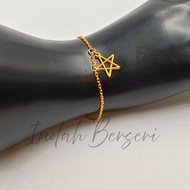 SA71014 Gold 916 Emas Bracelets / Bangles 15CM 2.54G