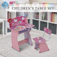 Lazio Hello Kitty Minions Cars Study Table Set for Kids / Suitable for kids age 3-7 / Kids Wooden St