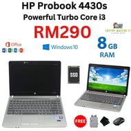 HP Probook 4430s Business Laptop Window 10 Pro 8GB Ram 480GB SSD Original Laptop Build In webcam Gam