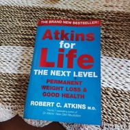 ATKINS FOR LIVE THE NEXT LEVEL - ROBERT C ATKINS Original English Preloved