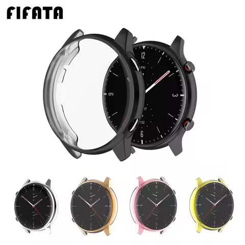 FIFATA Full Screen Protector For Xiaomi Huami Amazfit GTR 2 case Protector Shell For Amazfit GTR2 че