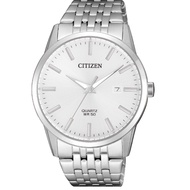 [𝐏𝐎𝐖𝐄𝐑𝐌𝐀𝐓𝐈𝐂] Citizen BI5000-87A BI5000-87 Standard Analog Stainless Steel Quartz White Dial Men's Watch