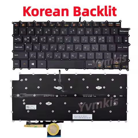 English/Korean Backlit Keyboard For LG Gram 13Z980 13Z990 14Z980 14Z990 14Z90N 14T90N 13Z980 13Z980-