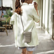 Charin Bag - Toast กระเป๋าสะพายน่ารักมาก มือถือใส่ได้ทุกรุ่น  Multi pocket bag กระเป๋าหนังวัวแท้นุ่ม