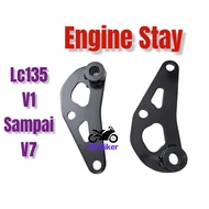 1 SET YAMAHA 135LC LC135 V1 V2 V3 V4 V5 V6 V7 ENGINE STAY ENGINE BRACKET HEAD STAY BRACKET Tapak Eng