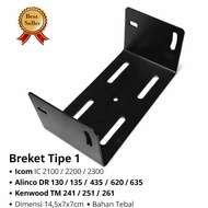Radio Bracket RIG ICOM IC2100 IC2200 IC2300 TYPE 1