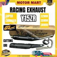 GL EXHAUST SUPER CHARGER OPEN 32mm 35mm 38mm 42mm Y15ZR SIAP COVER