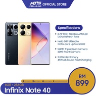 Infinix Note 40 (8GB +256GB) Smartphone - Original 1 Year Warranty by Infinix Malaysia