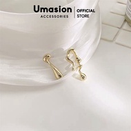 Umasion asymmetrical teardrop earrings - Youthful, pretty and elegant style BT31