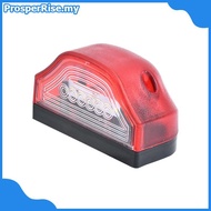 [prosperrise] 3 LED Number Lamps E9 12V-24V For Lorry Tru Trailer White Light Waterproof Car License