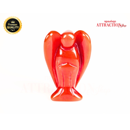 [ ร้าน กฎแรงดึงดูด ATTRACTION SHOP ] 🌈หินนางฟ้า RED JASPER 🌈สีแดง สวยงาม หินมงคล บูชา ใน บ้าน นำเข้า