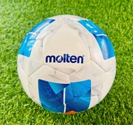 ลูกฟุตซอลหนังพียู (PU) Molten F9N3555 หนังเย็บและอัดกาว FIFA QUALITY PRO สีฟ้าขาว รุ่นแข่งขันนานาชาต