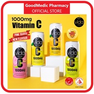 Vida C Vitamin 1000mg Vitamin C Sparkling Drink 325ml (Orange / Lemon/Kiw/Pink Guava/Blackcurrant) H