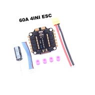 UAngel 4IN1 45A 60A ESC BLHELI S สนับสนุน 3-6S มอเตอร์ไร้แปรงสนับสนุน DShot300 600 Multishot Oneshot