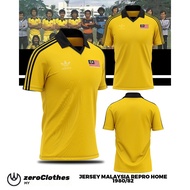 Jersi Bola Malaysia 2023 Jersey Football Kids Baju Lelaki Hitam Gold Jersey Retro Collar Custom Jersey Malaysia Jersi Bola Budak Perempuan Jersey Yellow Full Sublimation