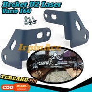 Breket Lampu Vario 160 | Bracket Foglam D2 laser PNP Vario 160 ABS/CBS Terbaru