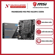 MSI PRO H610M-E DDR4 Mainboard - Main Intel H610, LGA1700, mirco-ATX, 2×DDR4 - Genuine Product