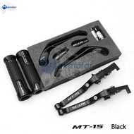 ชุดอุปกรณ์แต่งมอเตอร์ไซค์สำหรับ YAMAHA Mslaz MT 15 MT-15/Mslaz 2020 2021คันเบรคคลัทช์พับได้ปรับได้ด้