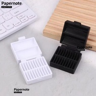 PAPERNOTE CR2032 Battery Box, 10/20/30 Hole Portable Coin Cell Battery Storage ,  Plastic Small Batt