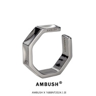 AMBUSH Ring High-End Unisex Niche Design Retro Style Bump Ring