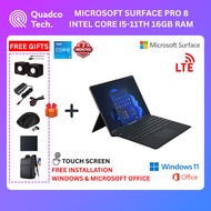 Microsoft Surface Pro 7+ 8 9 Plus i5-i7 11th-12th Gen Touchscreen Laptop 8GB-16GB Ram 256GB-512GB SS