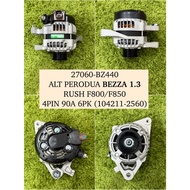 PERODUA BEZZA 1.3 TOYOTA RUSH F800/850 4PIN 90A 6PK NEW ALTERNATOR (104211-2560/27060-BZ440)