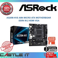 ASRock A520M-HVS AM4 Micro ATX Motherboard DDR4 M.2 HDMI VGA