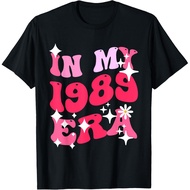Men's cotton T-shirt In My 1989 Era For Women T-Shirt Fast Shipping Streetwear Gift T-Shirts 4XL , 5