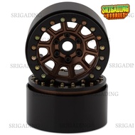 SSD Rim 1.9 Dominator Beadlock Wheels (Bronze) 12mm Hex