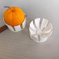 {biling}  3d Printed Orange Cutter Slicer – Leak-proof Fruit Divider Tool for Even Cutting Kitchen G
