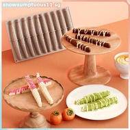 [snowsumptuous] 10-Cell Vanilla Pod Design Silicone Chocolate Mould Food Grade Silicone Cake Mold Ki