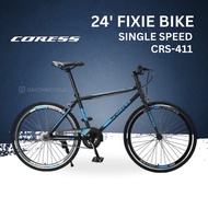 Coress 24''  Fixie Single Speed 10-13 Years Old Kids Bike/ Basikal Budak