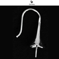 Sterling Silver 925 Beads Manik 16mm Fishhook with Cap 7x7mm Fashion Accessories